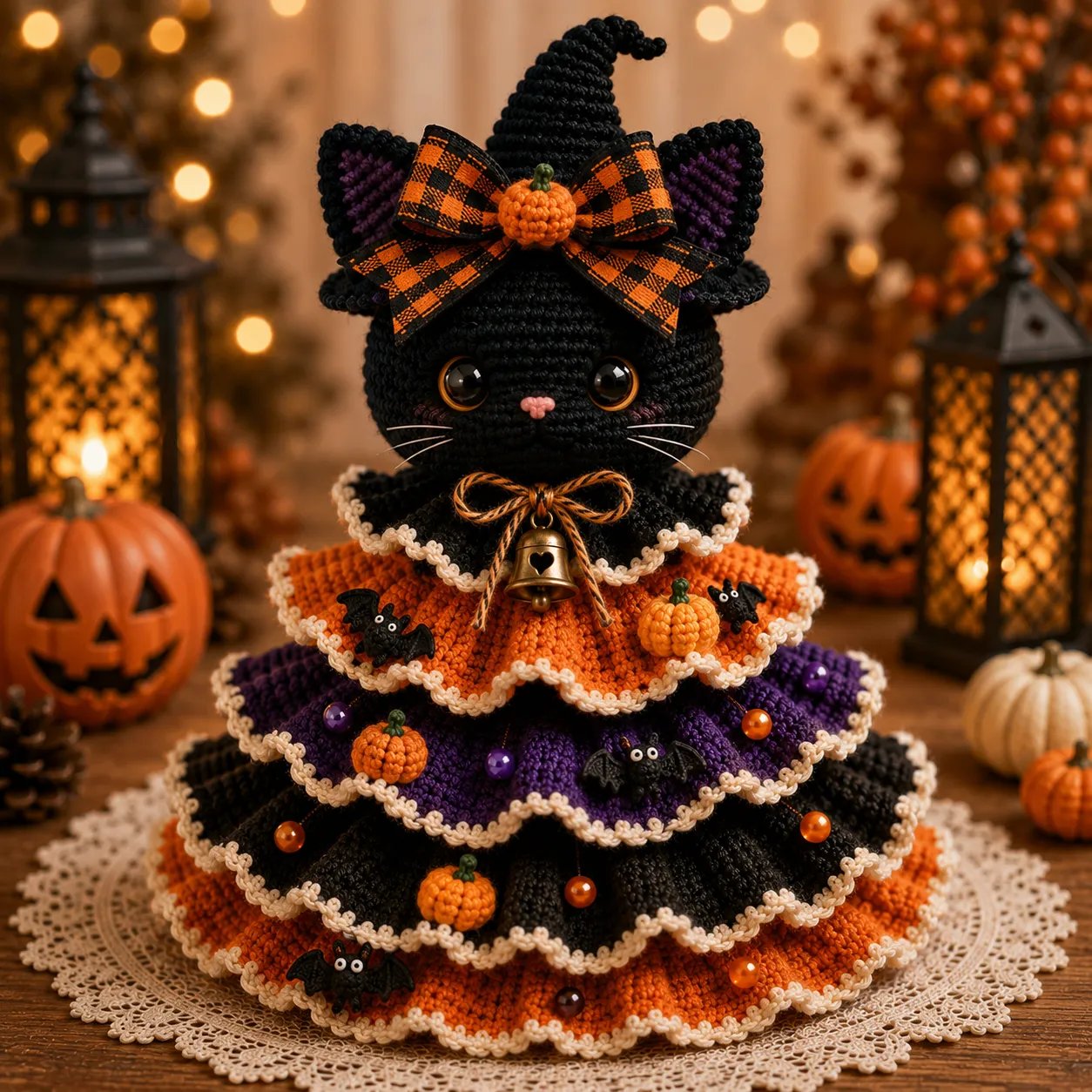 Halloween Crochet Tabletop Decor DIY Kit