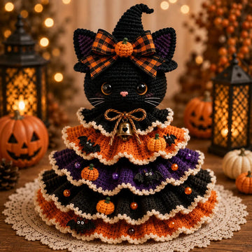 Halloween Crochet Tabletop Decor DIY Kit