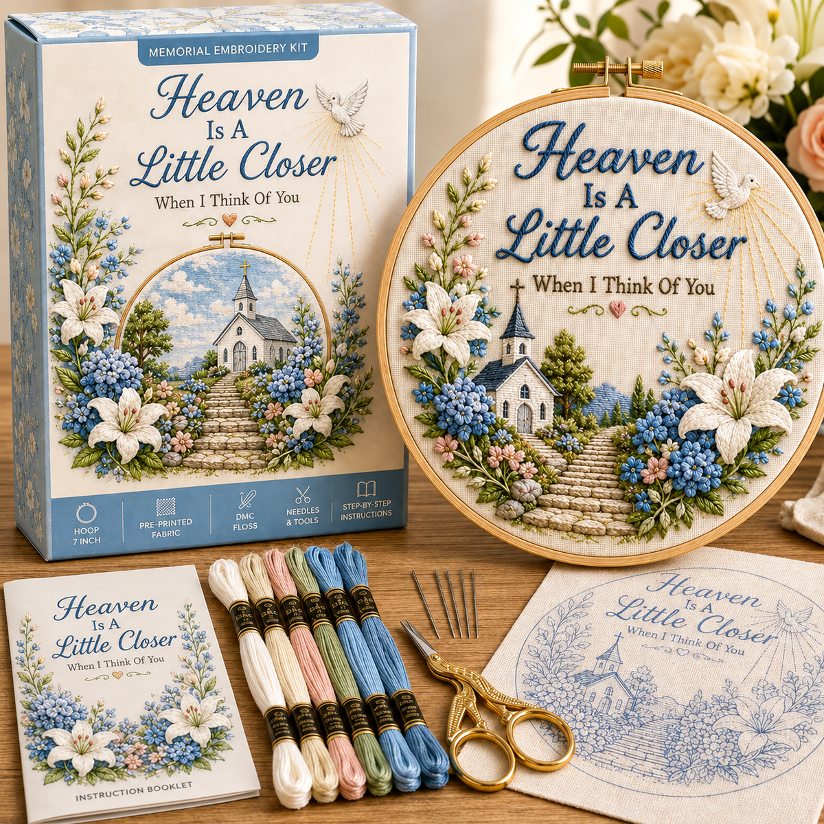 Memorial & Remembrance Embroidery Kit