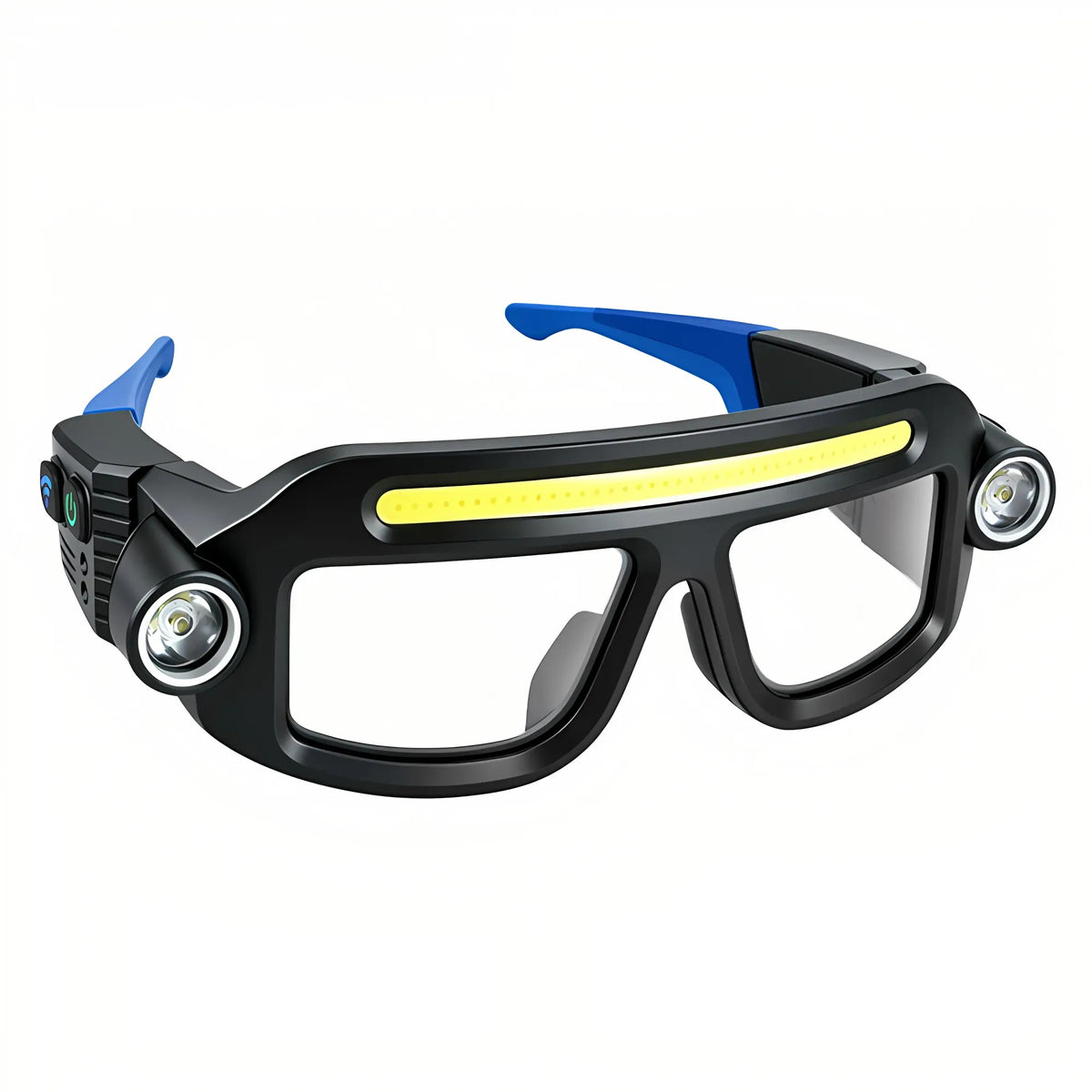 Rechargeable LED Light Glasses with 5 Modes & Wave Sensor