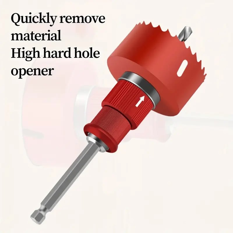 Hex Shank Hole Opener Arbor