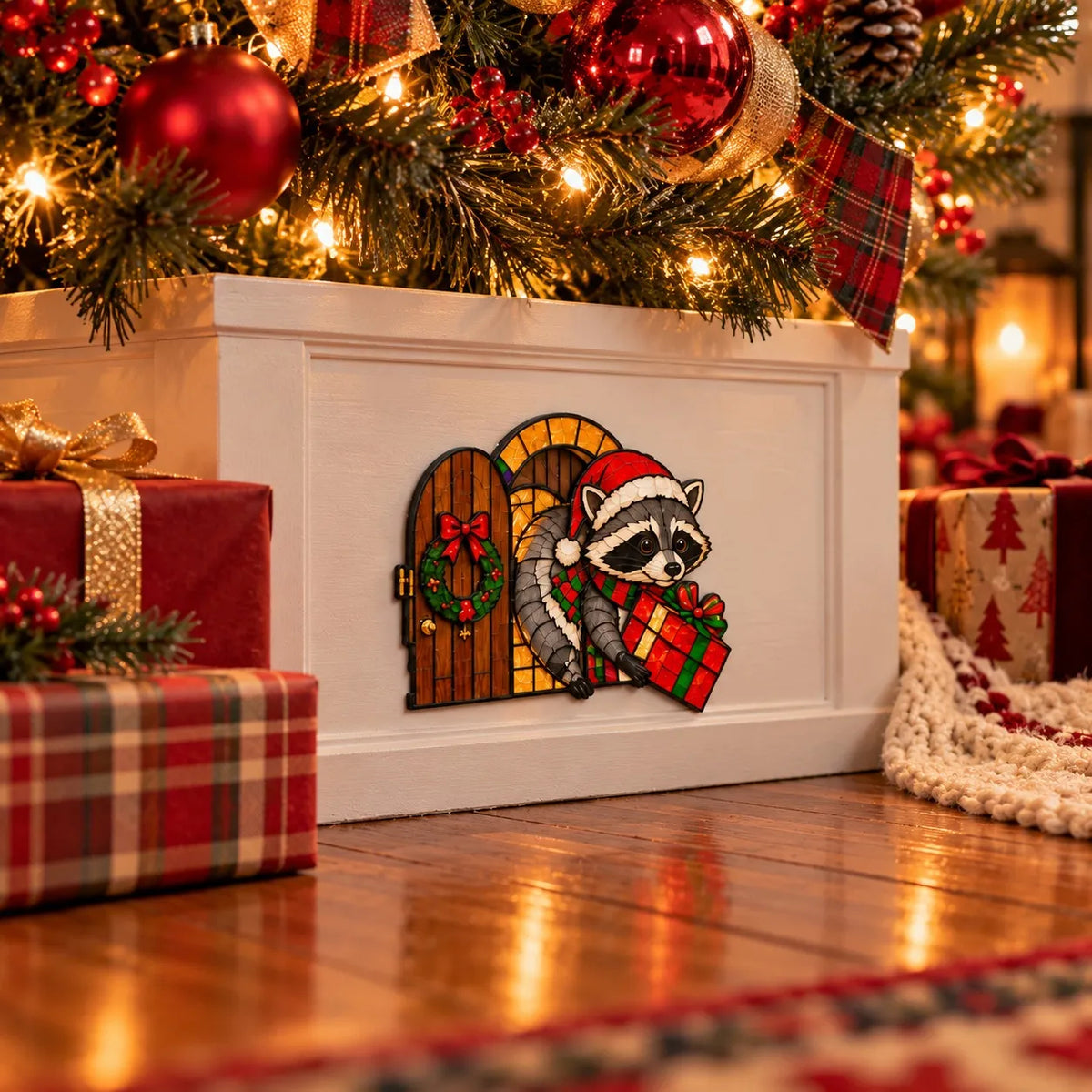 Funny Christmas Baseboard Decorations