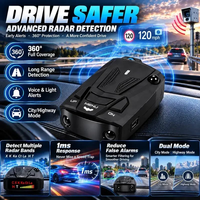 V7 Multi-Band Radar Alert Detector