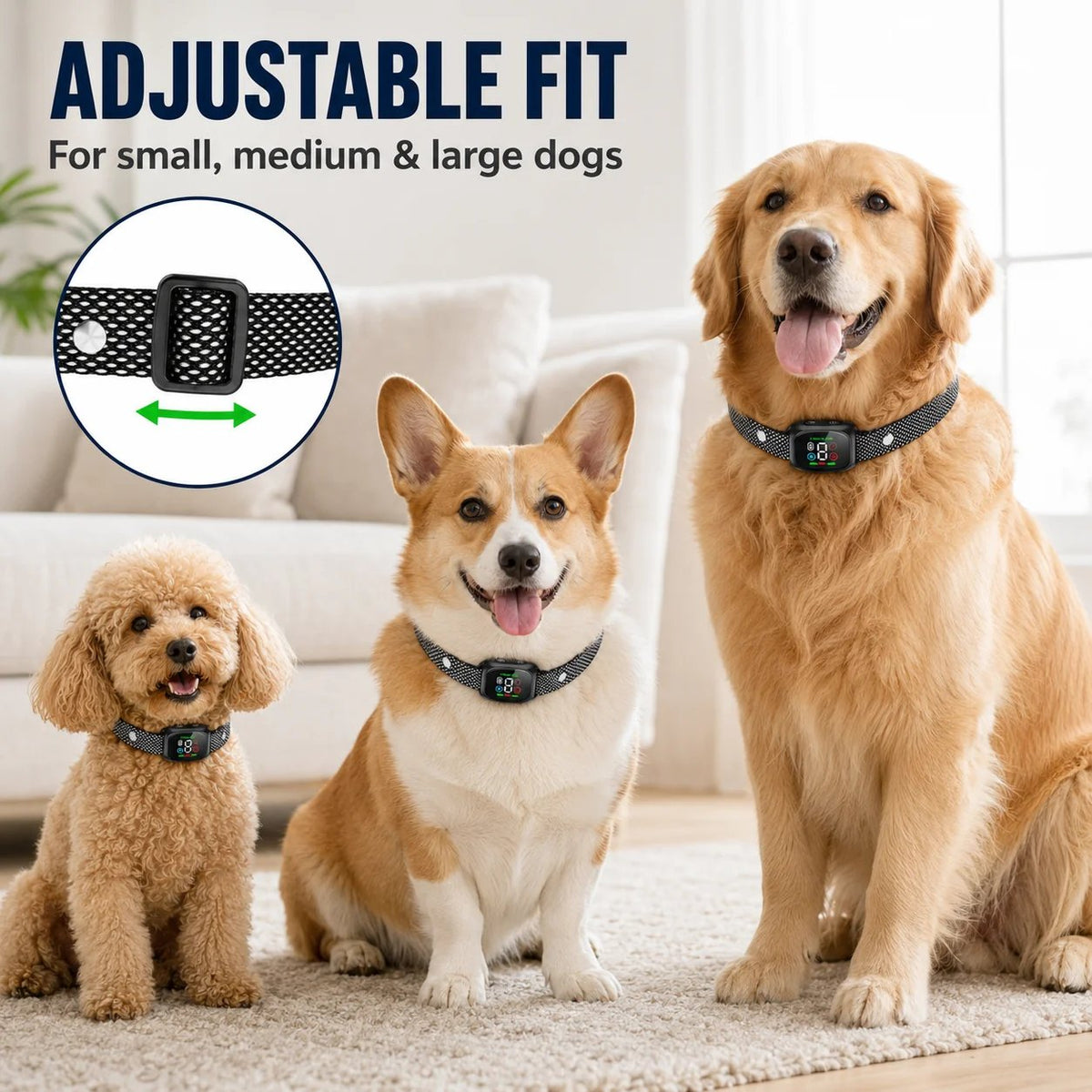 Smart No-Shock Anti-Bark Collar for Dogs