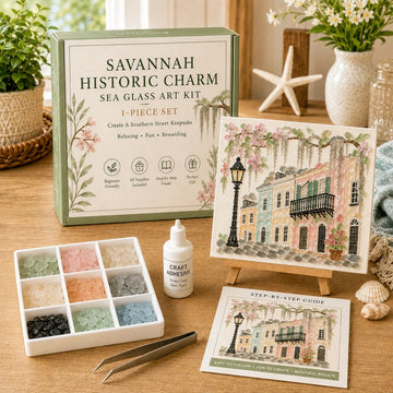 Timeless American Destinations Sea Glass Art Kit