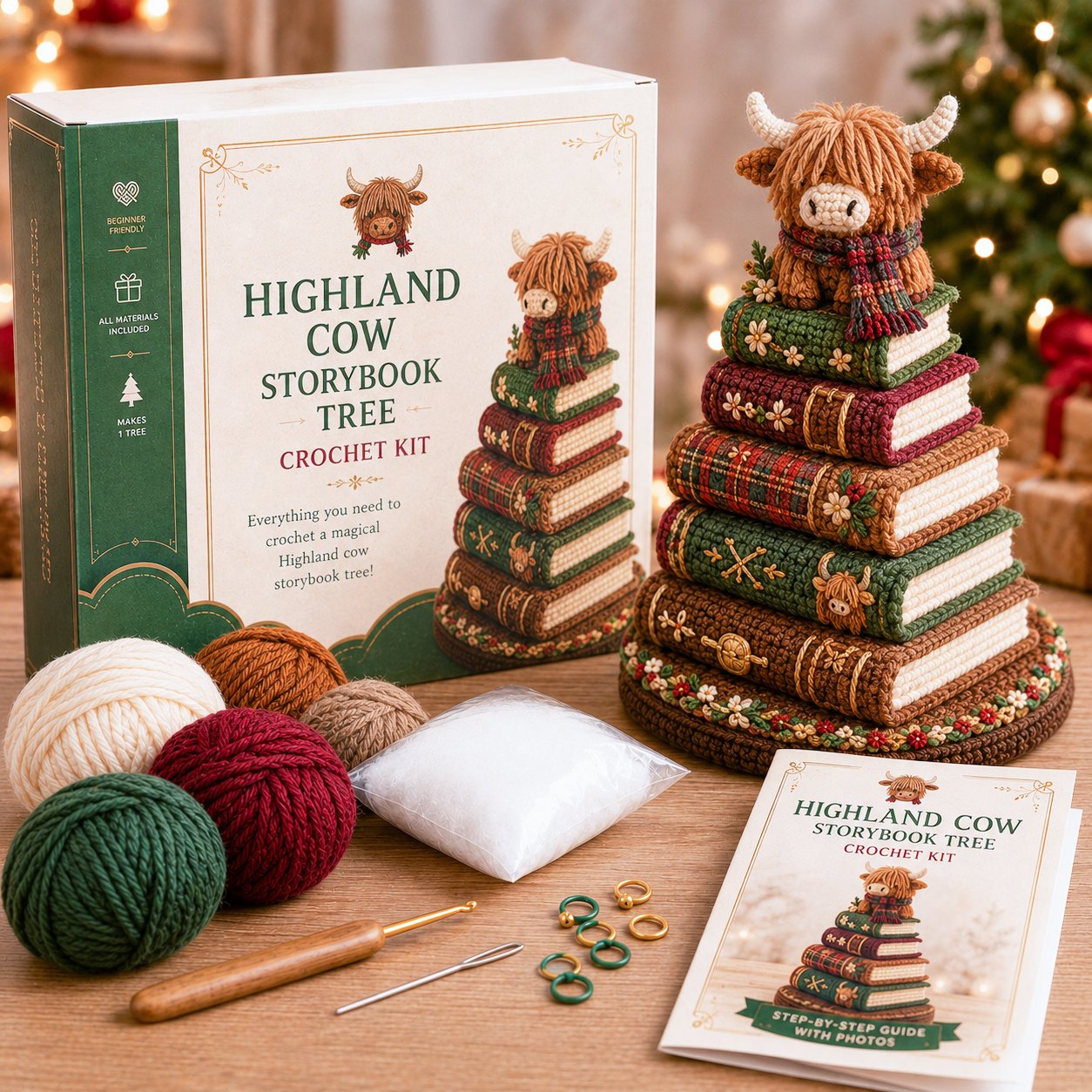 Christmas Storybook Tree Crochet Kit