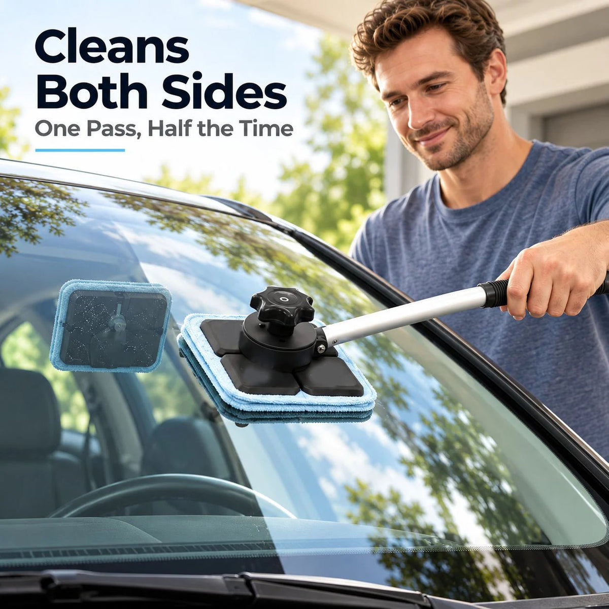 Dual Magnetic Car Windshield Cleaner