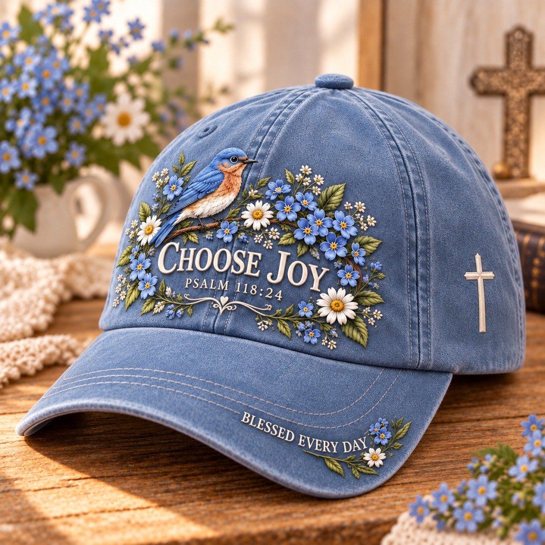 Christian Faith & Nature Scripture Baseball Cap