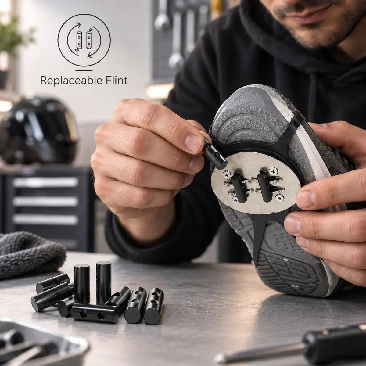 Motorcycle Boot Spark Sliders