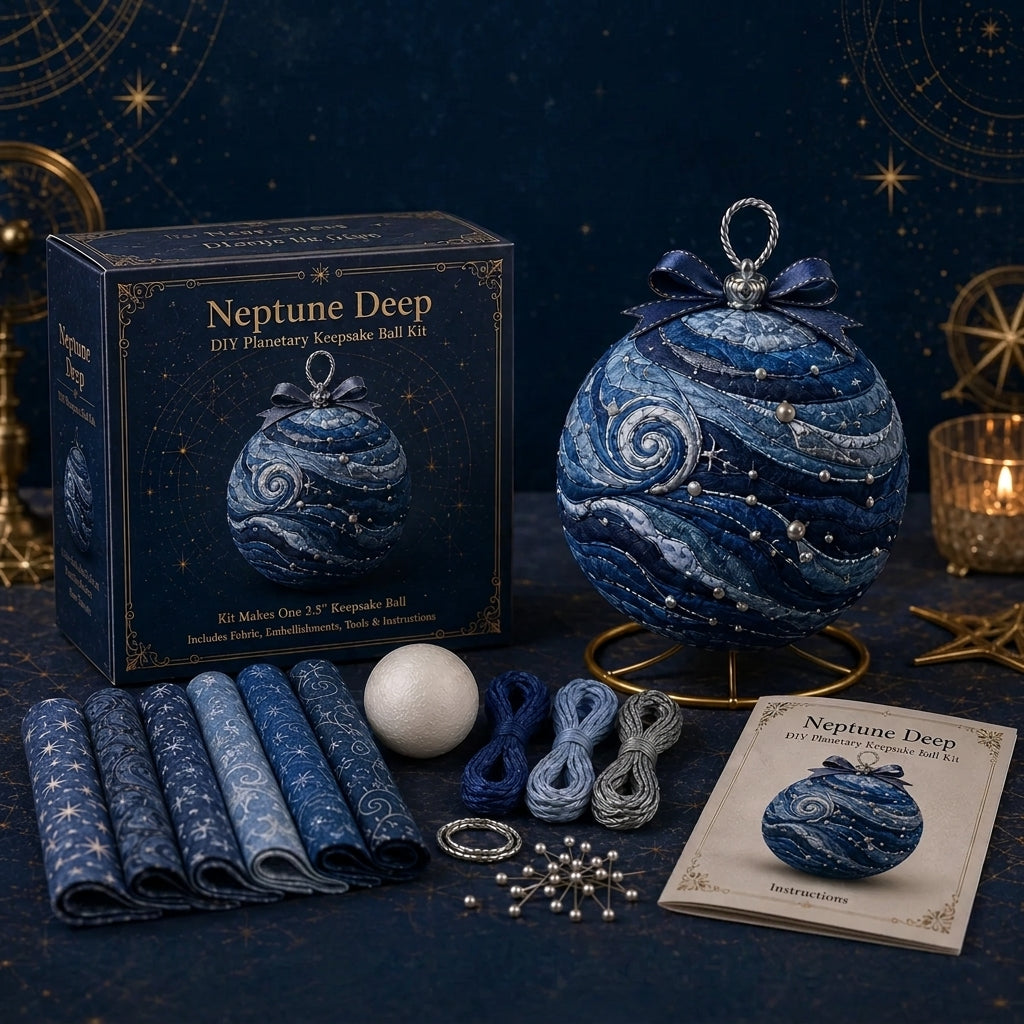 Stitched Worlds Collection | DIY Planetary Patchwork Keepsake Series
