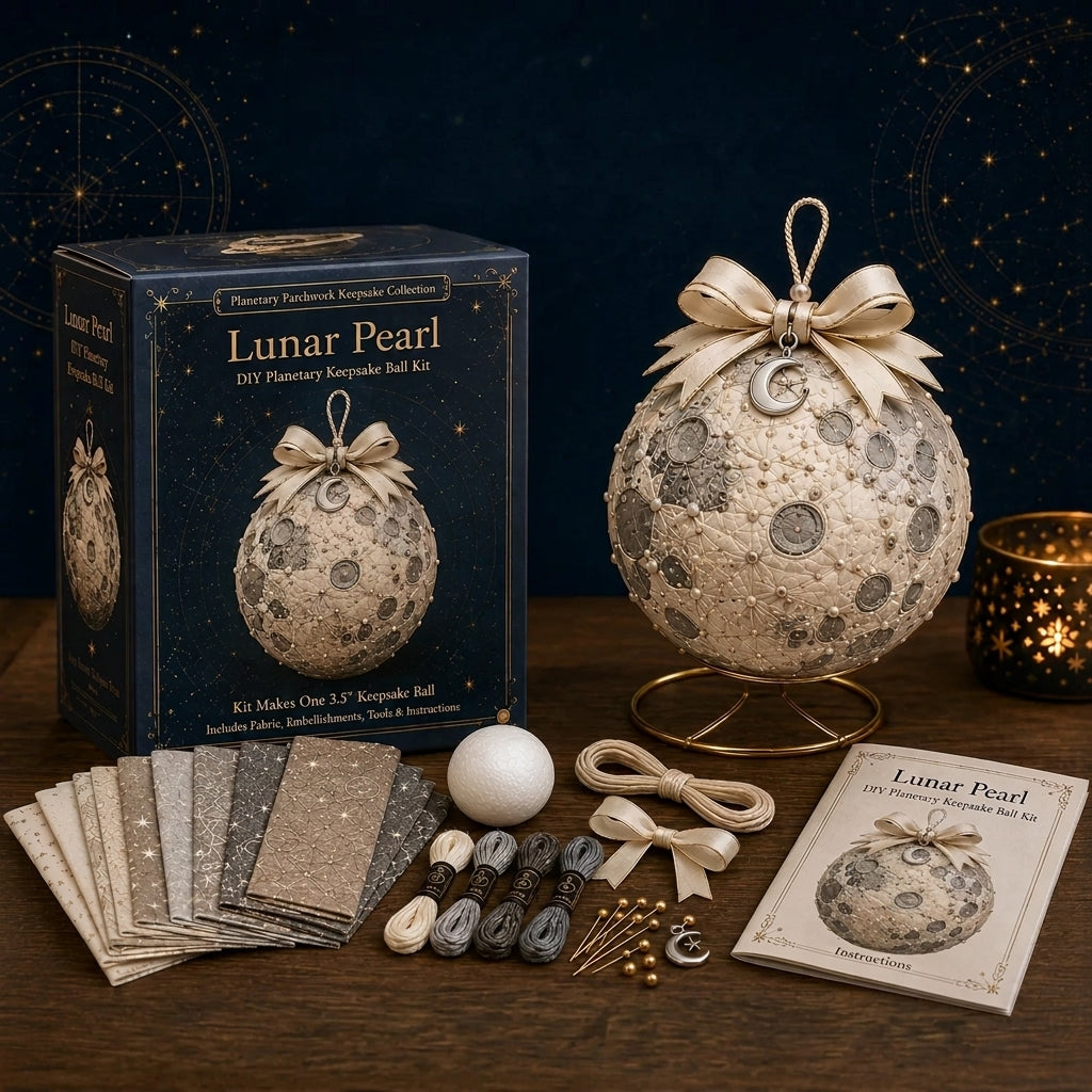 Stitched Worlds Collection | DIY Planetary Patchwork Keepsake Series