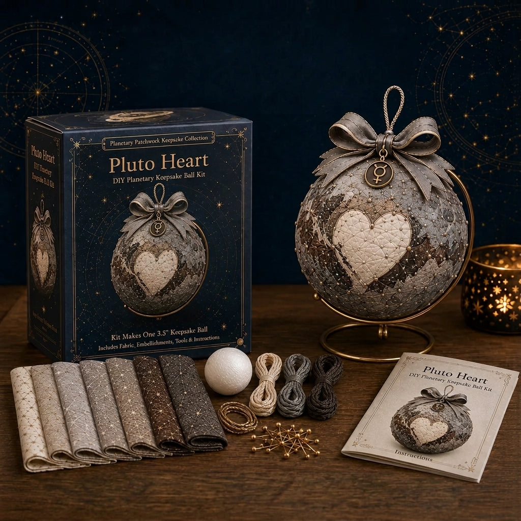 Stitched Worlds Collection | DIY Planetary Patchwork Keepsake Series