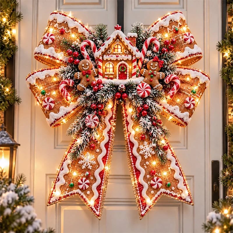 Christmas Magic Bow Door Hangers