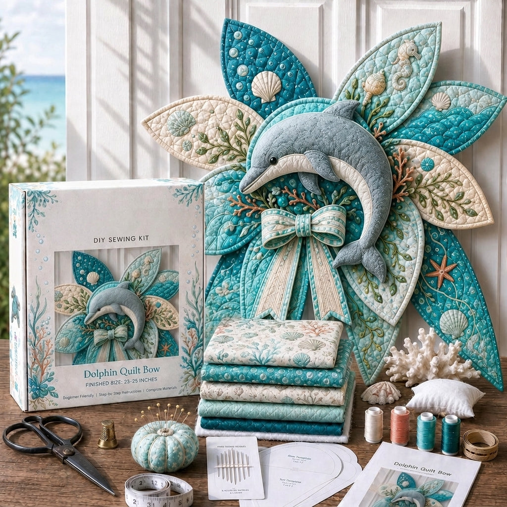 DIY Ocean Animal Quilted Bow Kit