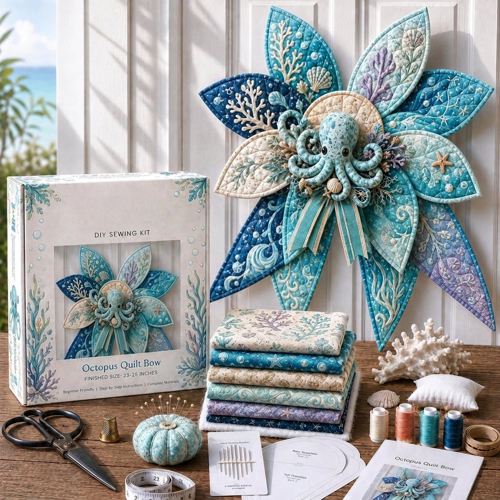 DIY Ocean Animal Quilted Bow Kit