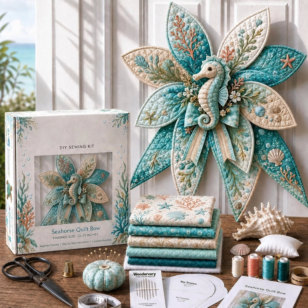 DIY Ocean Animal Quilted Bow Kit