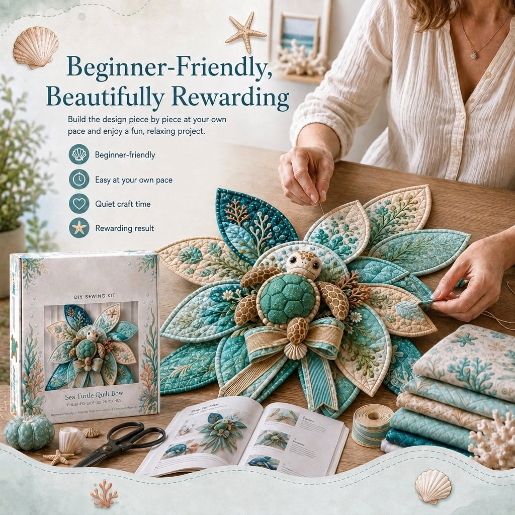 DIY Ocean Animal Quilted Bow Kit