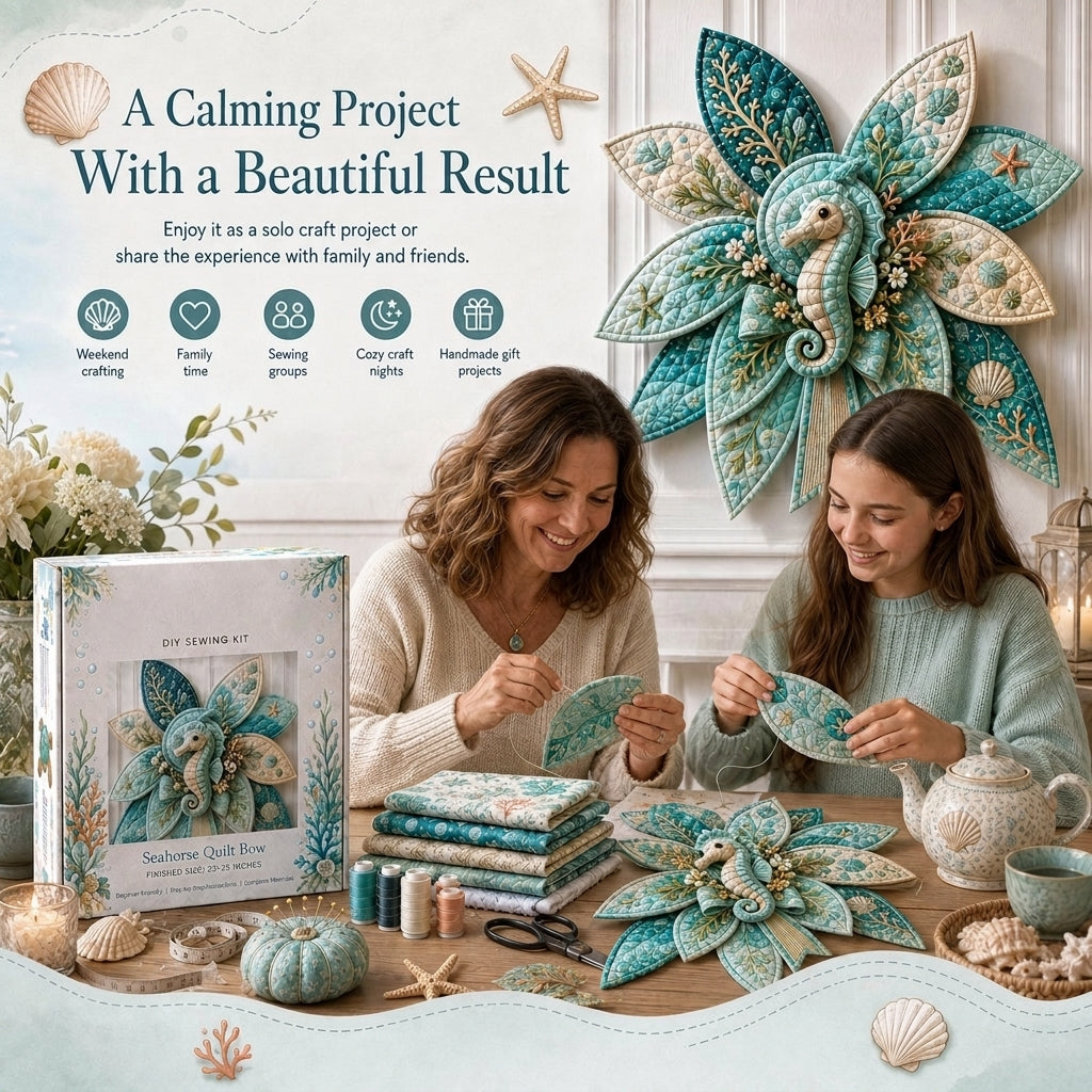 DIY Ocean Animal Quilted Bow Kit