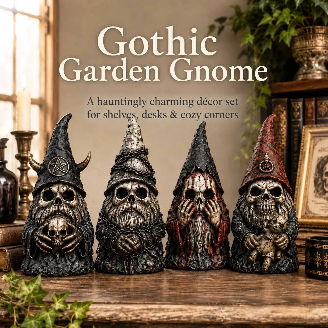 Gothic Garden Gnome