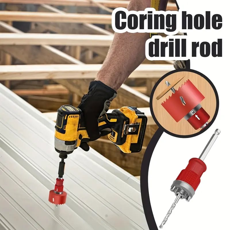 Hex Shank Hole Opener Arbor