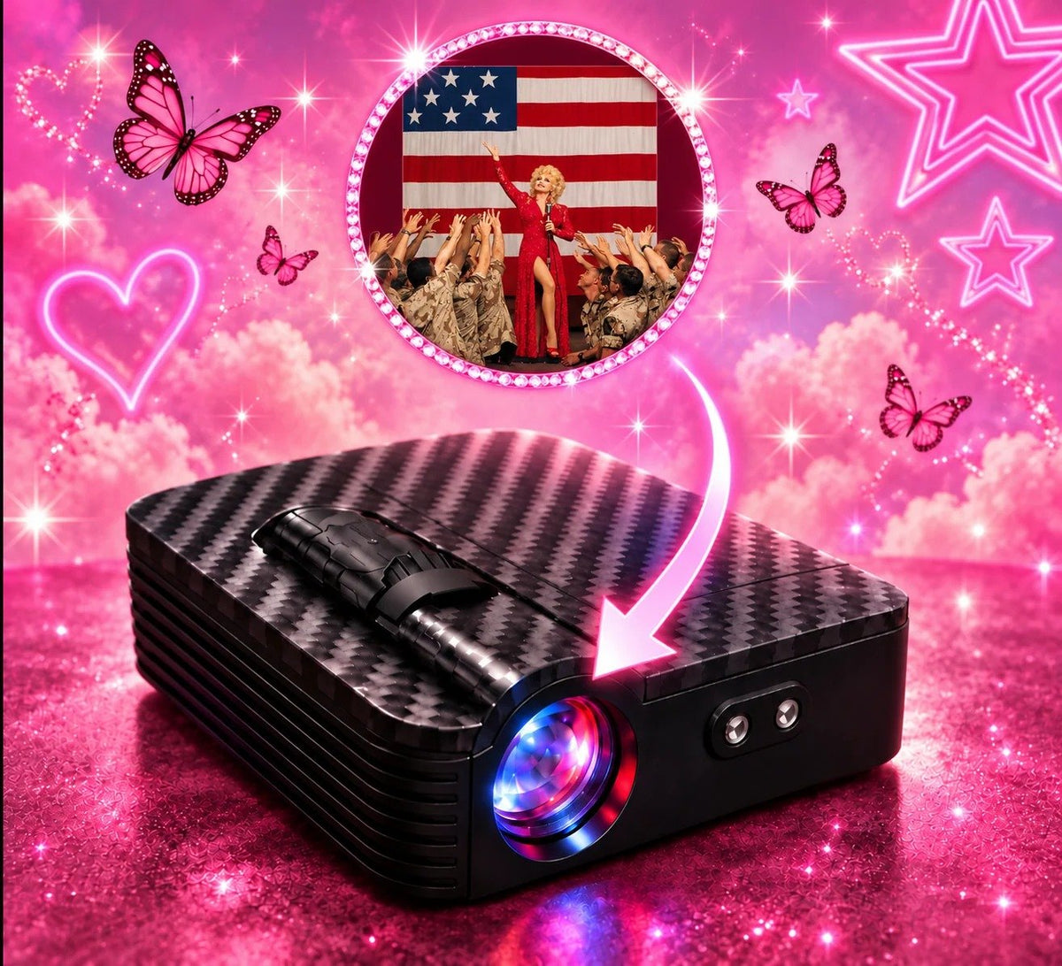 Car Door Welcome Shadow Light | Glow With Your Favorite Country Star