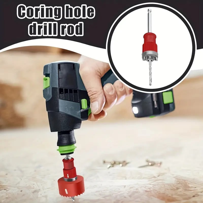 Hex Shank Hole Opener Arbor