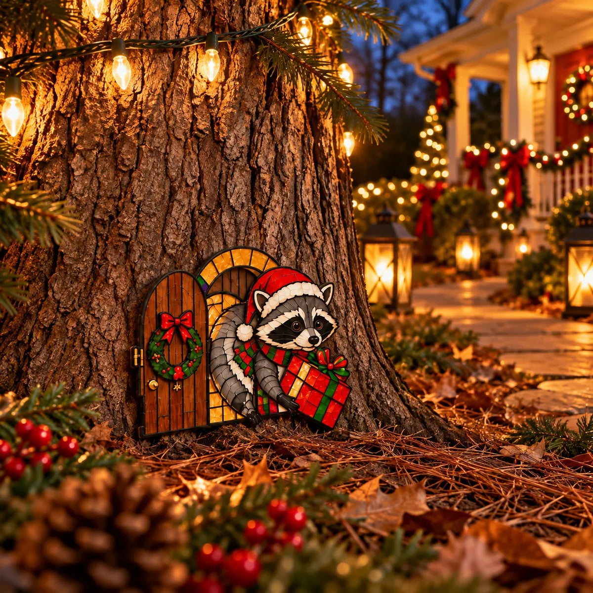 Funny Christmas Baseboard Decorations
