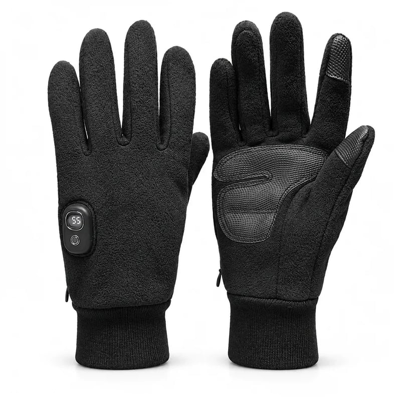 Electric Heated Gloves — Touchscreen & 5-Level Heat Control