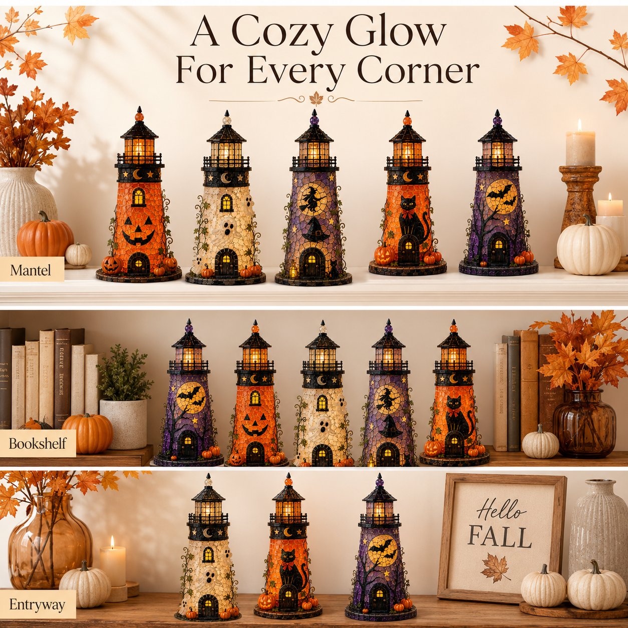 DIY Sea Glass  – Halloween Lighthouse Kit