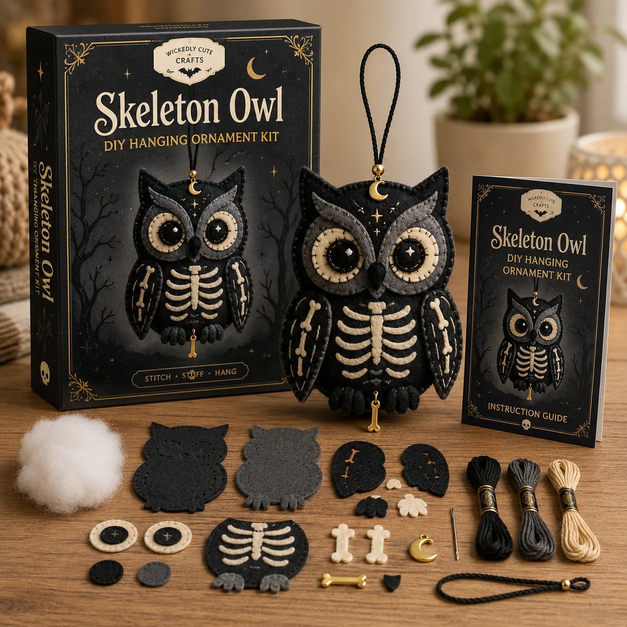 Spooky Critters Halloween DIY Ornament Collection