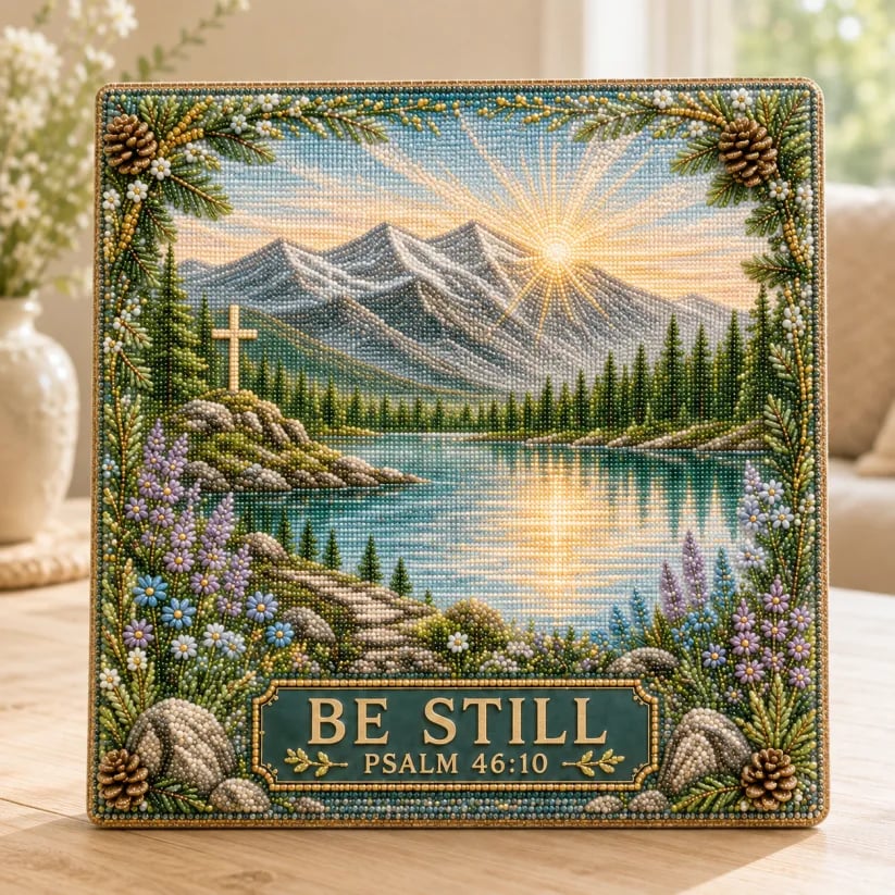 Psalms of Comfort & Strength Pearl Diamond Art Kit