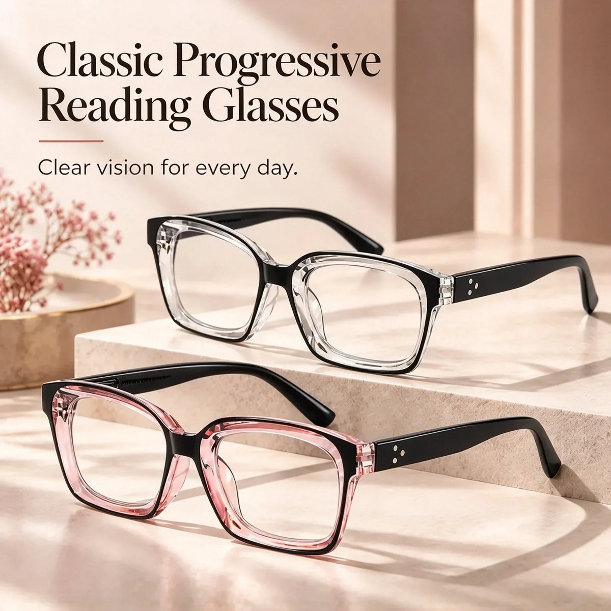 Unisex Progressive Reading Glasses