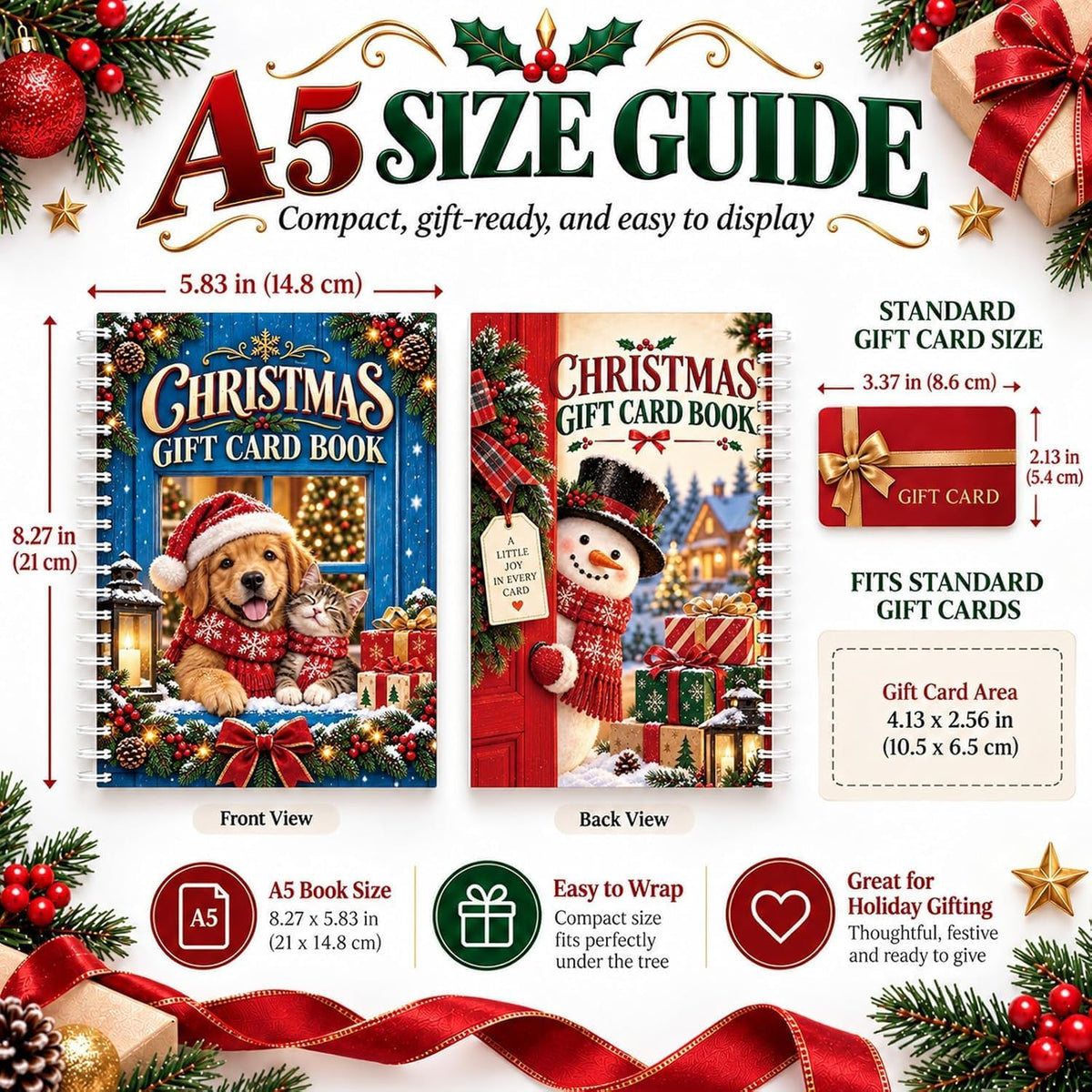 Christmas Gift Card Book