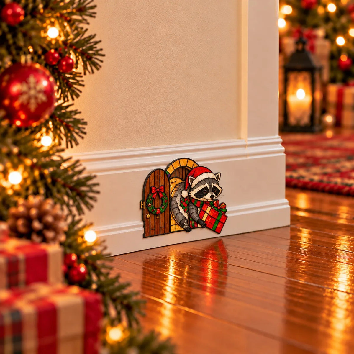Funny Christmas Baseboard Decorations