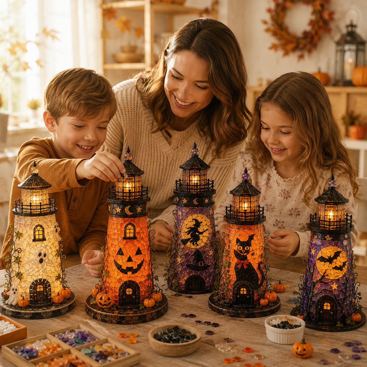 DIY Sea Glass  – Halloween Lighthouse Kit