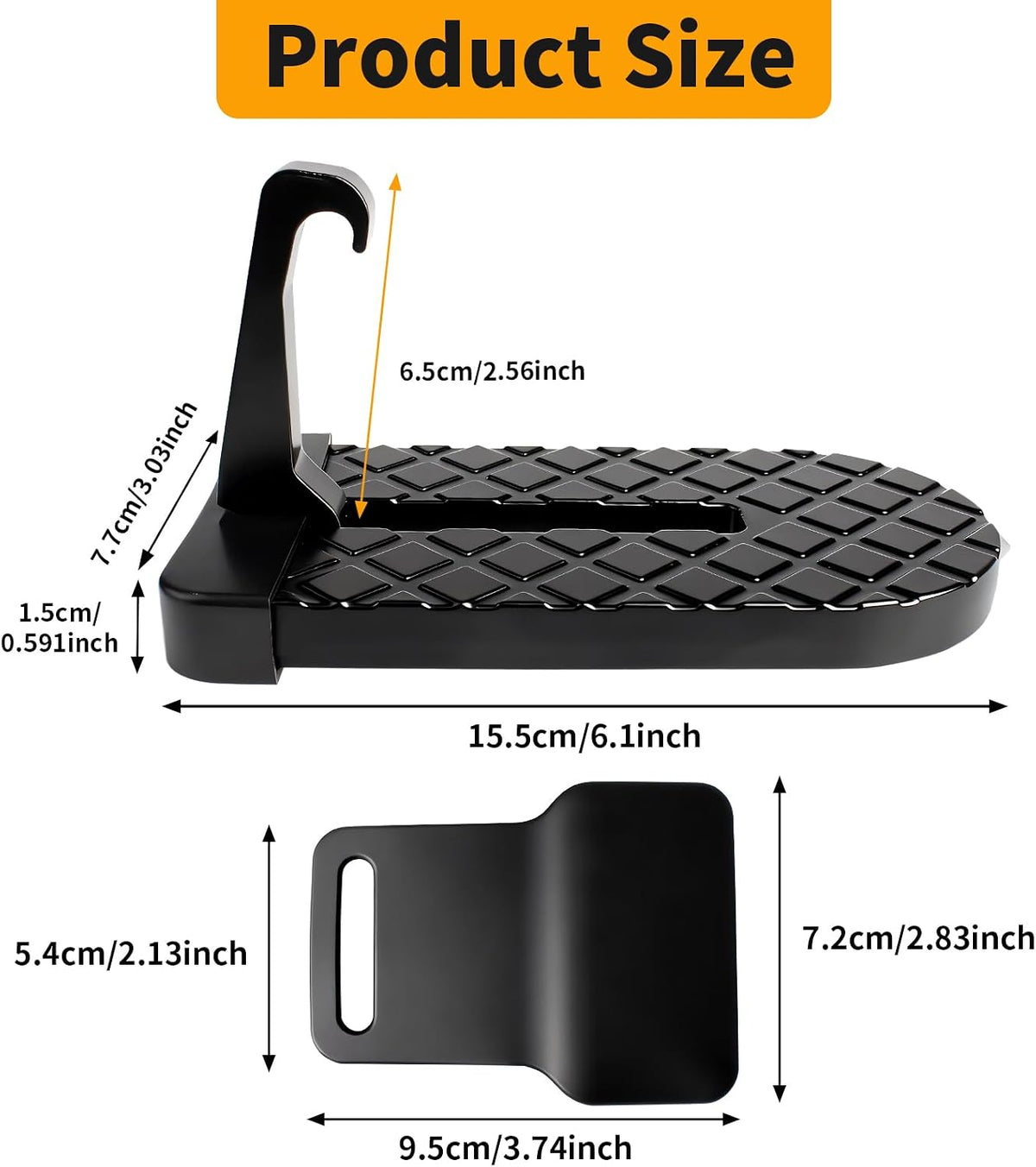 Car Door Step for Car Roof Access