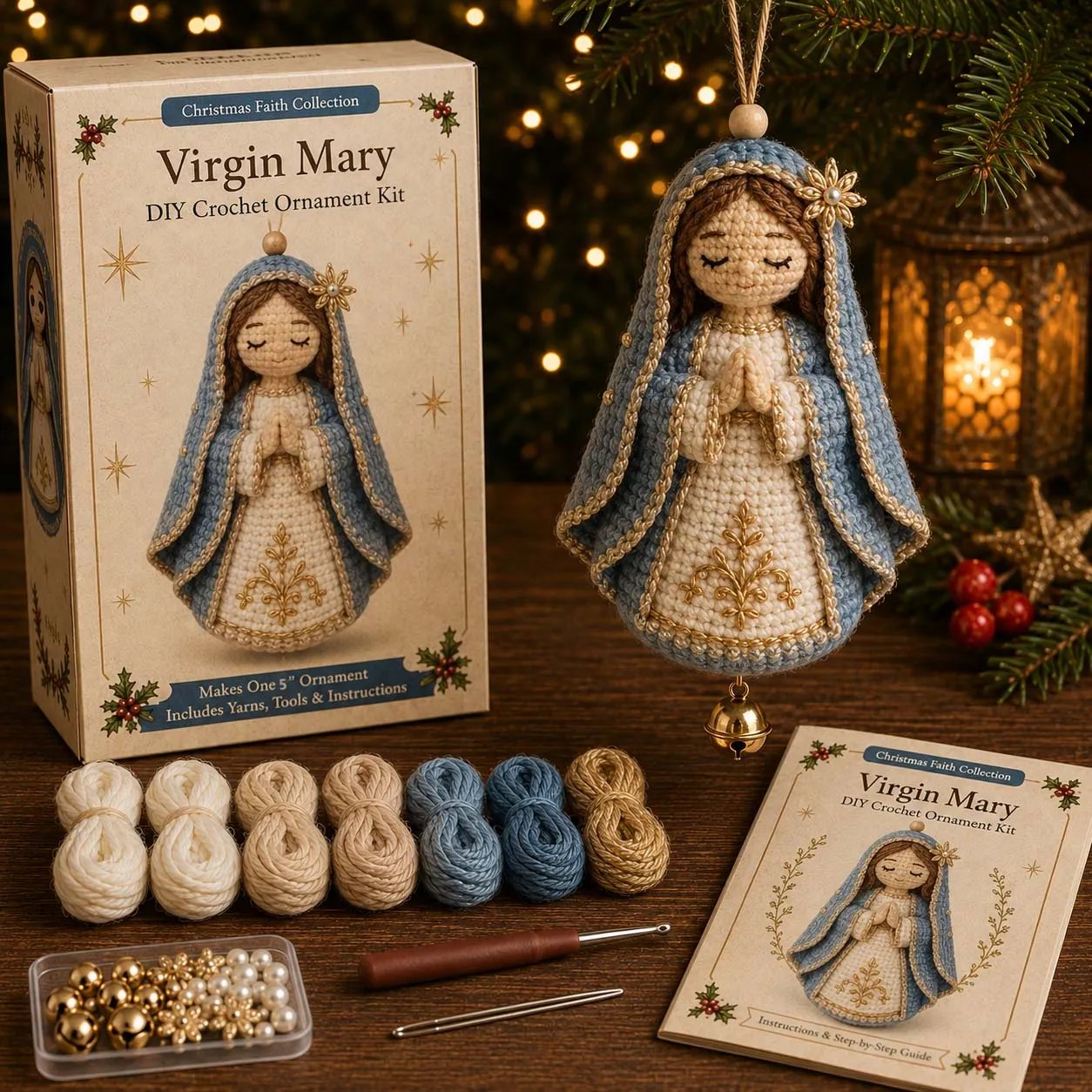 Beginner-Friendly Christmas Character DIY Ornament Kit