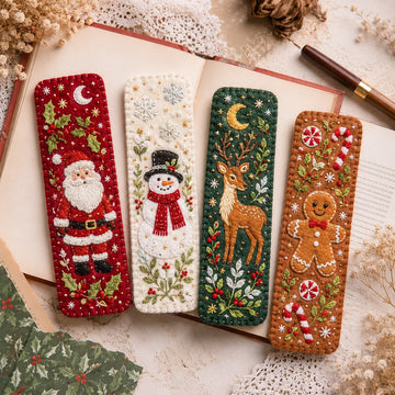 DIY Felt Embroidery Bookmark Kit