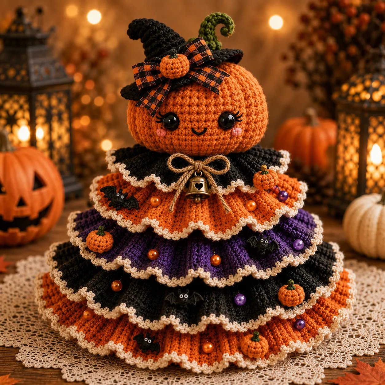 Halloween Crochet Tabletop Decor DIY Kit