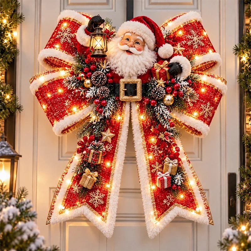 Christmas Magic Bow Door Hangers