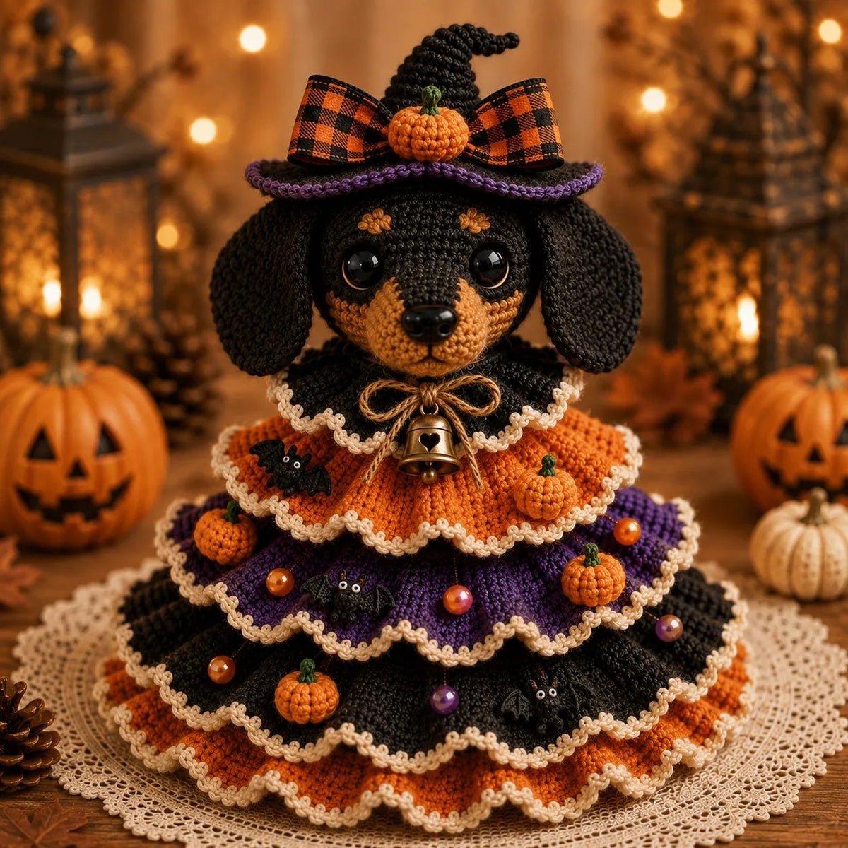 Halloween Crochet Tabletop Decor DIY Kit