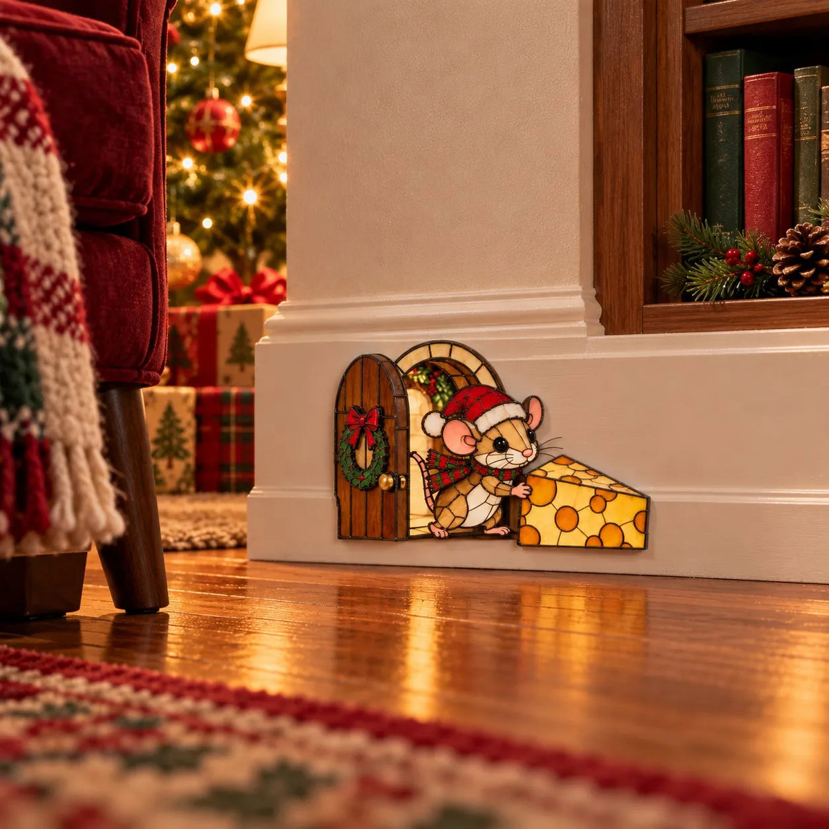 Funny Christmas Baseboard Decorations