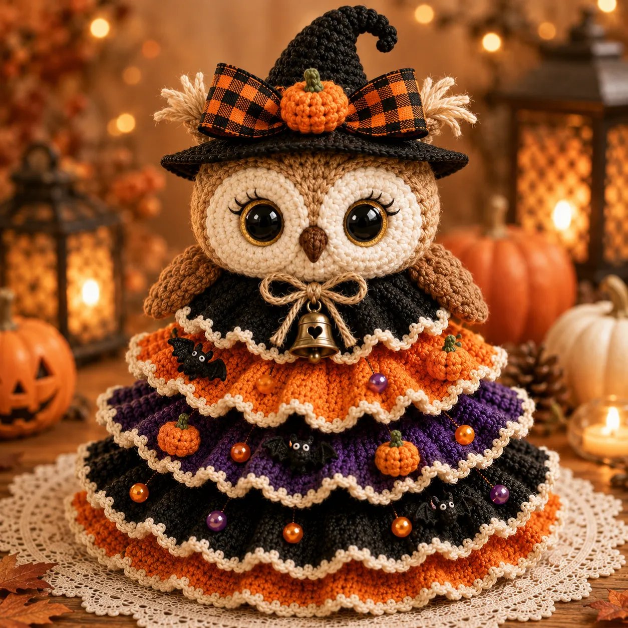Halloween Crochet Tabletop Decor DIY Kit