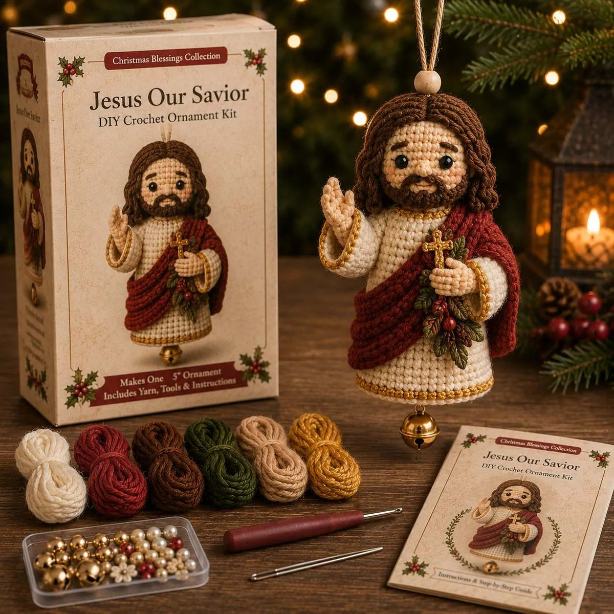 Beginner-Friendly Christmas Character DIY Ornament Kit