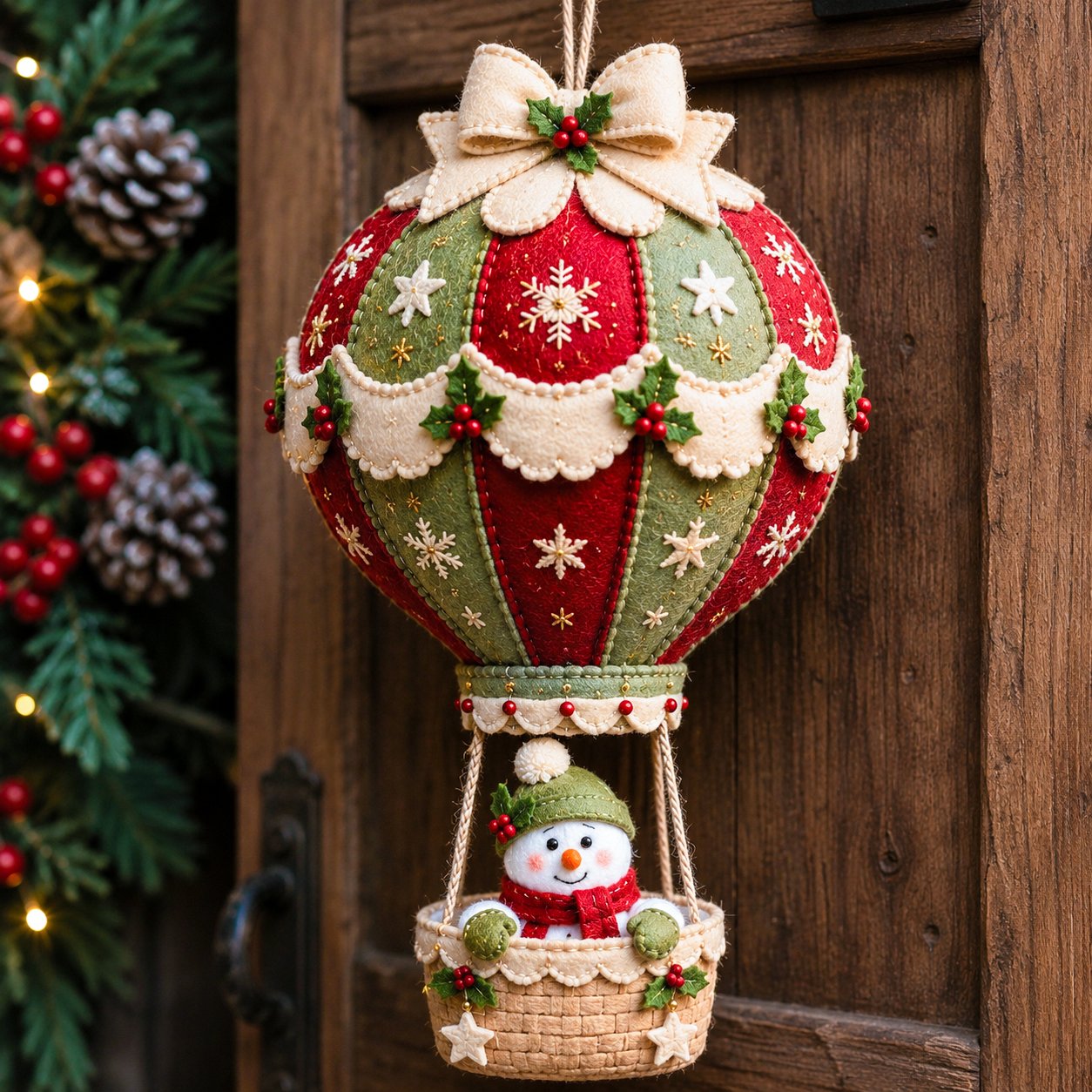 Christmas Hot Air Balloon Hanging DIY Kit