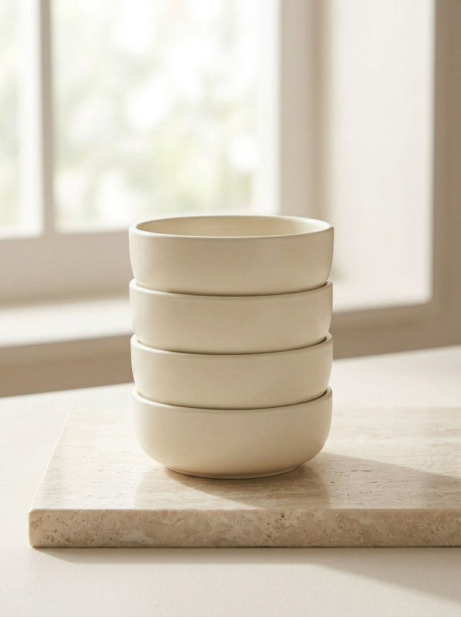 Cream Style Ceramic Glazed Dinnerware Set