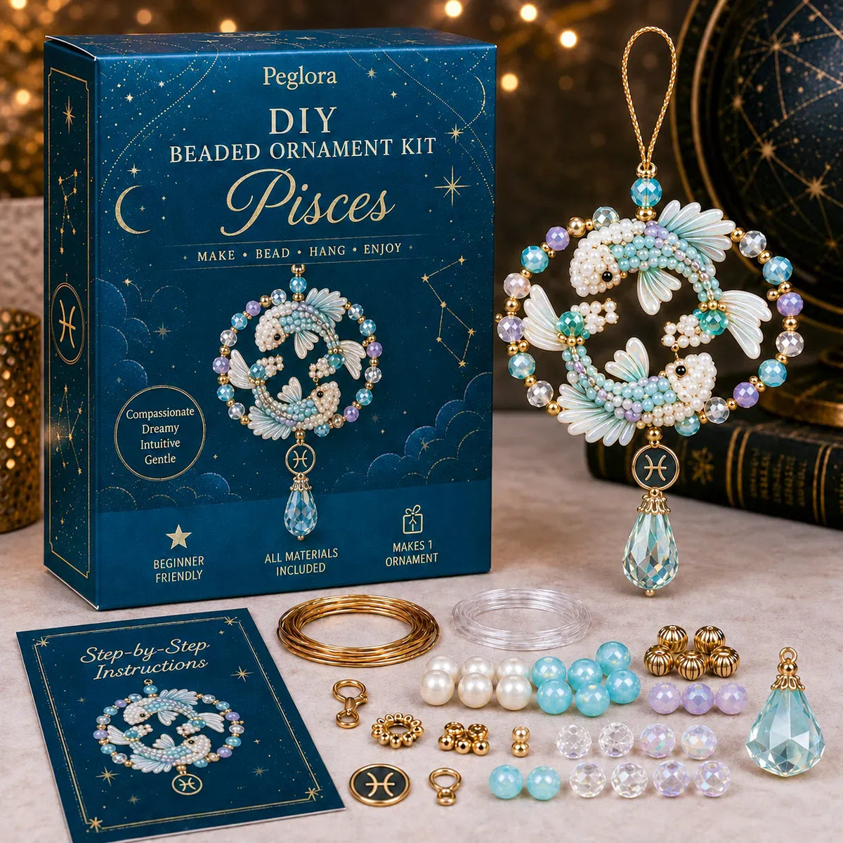 Zodiac Blessing Beaded Ornament DIY Kit