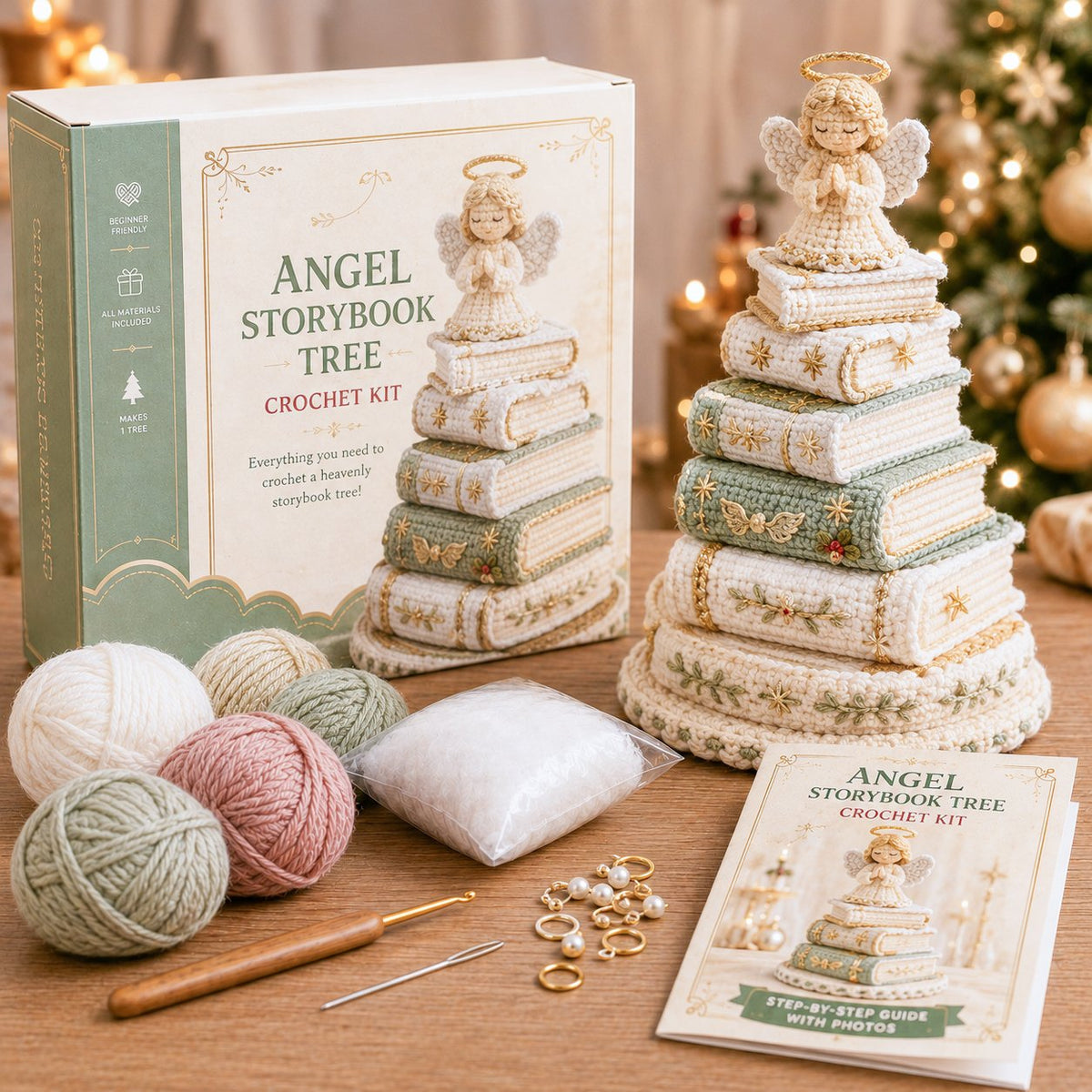 Christmas Storybook Tree Crochet Kit