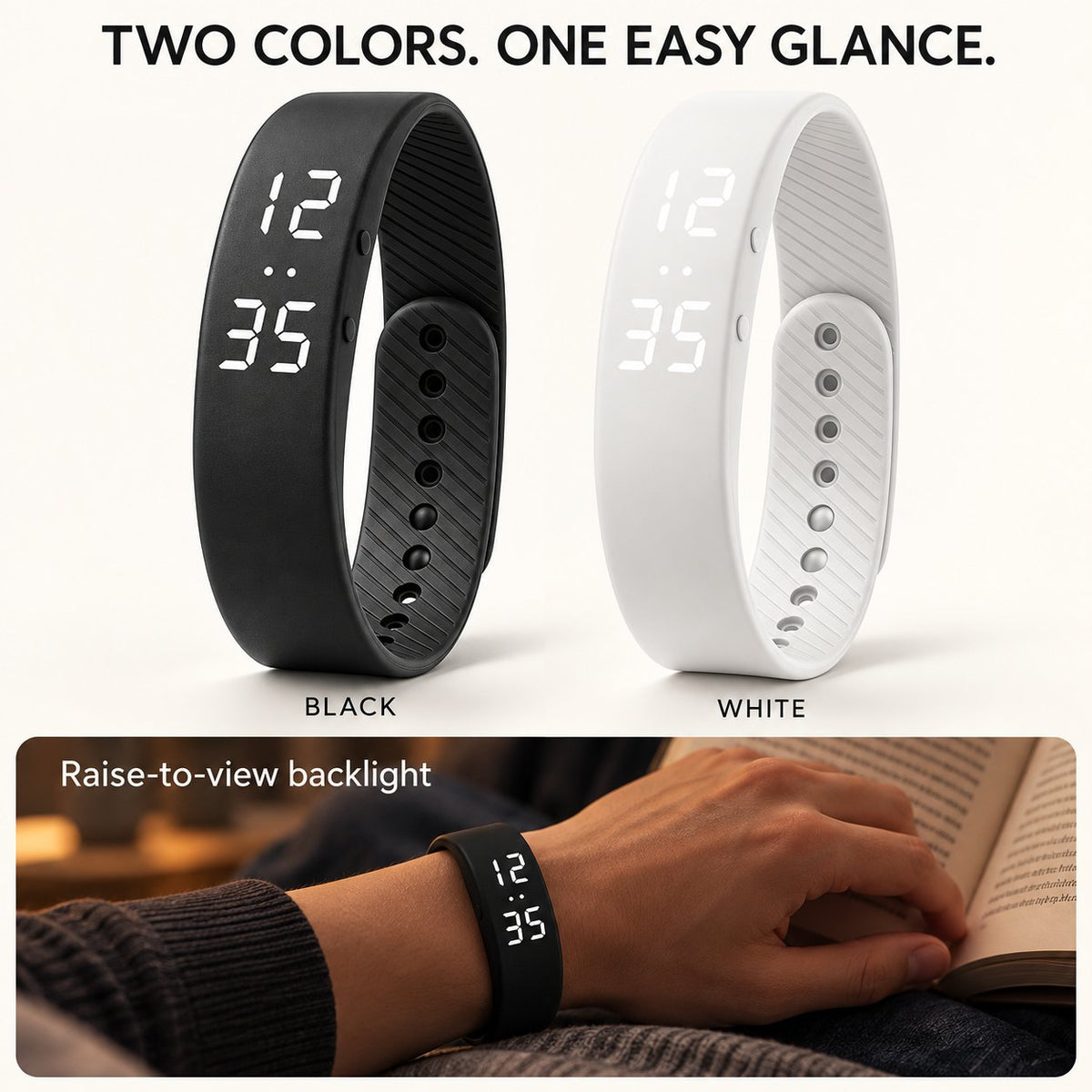 Silent Vibrating Alarm Wristband