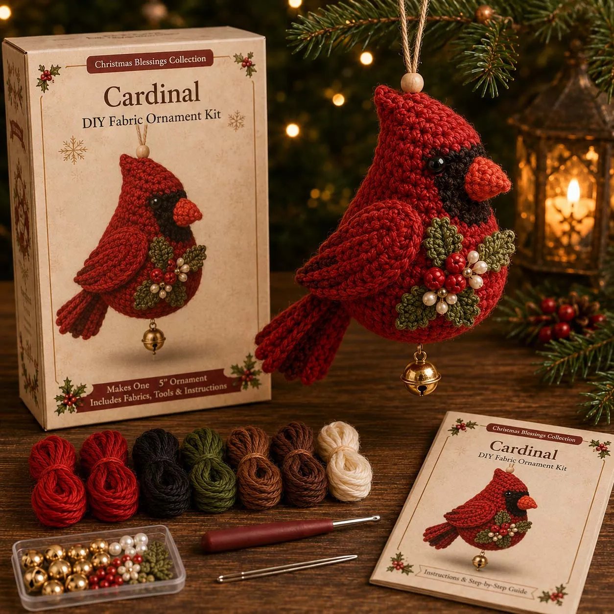 Beginner-Friendly Christmas Character DIY Ornament Kit